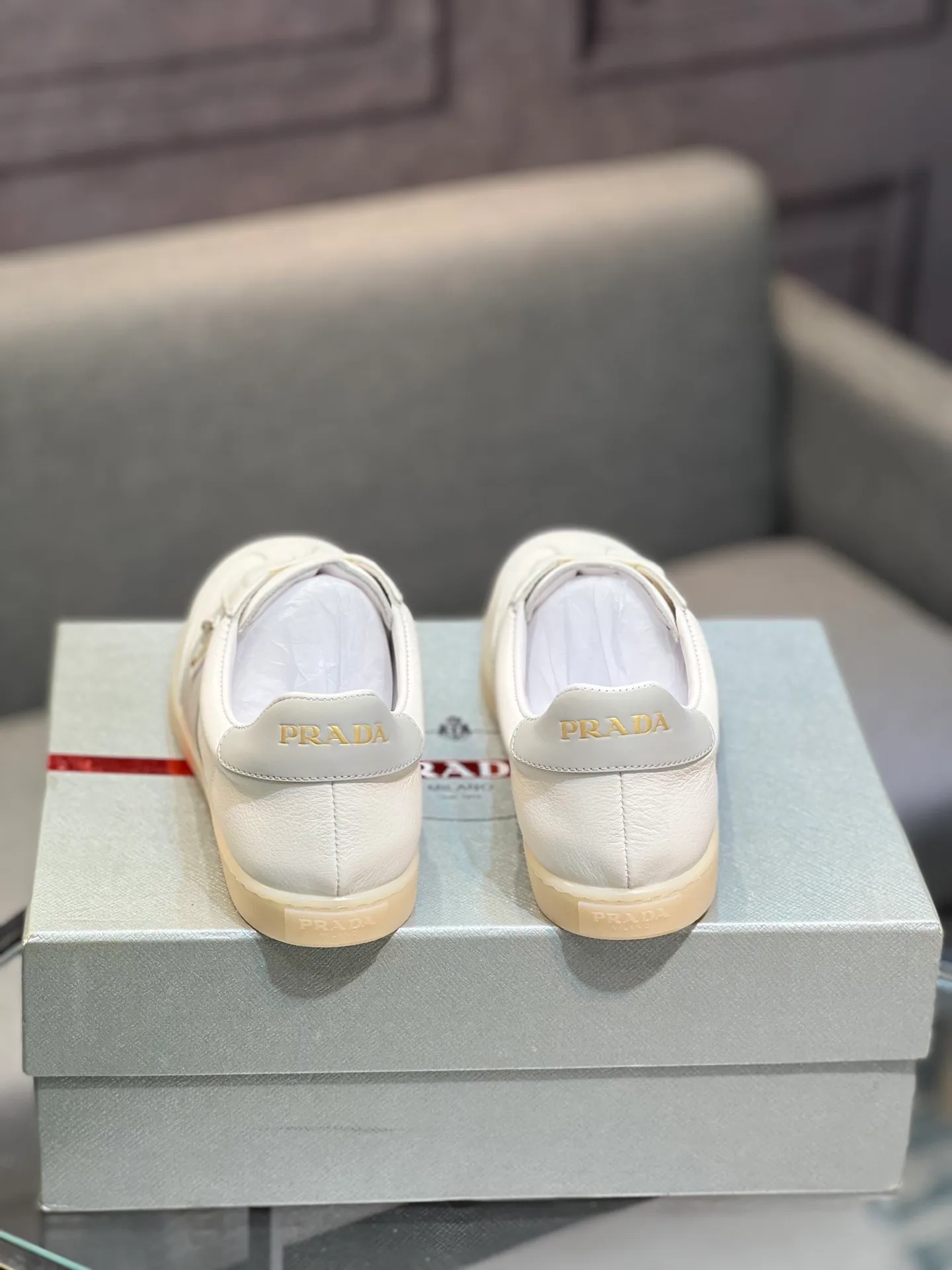 Men's shoes 💰540 [PRADA] Men's shoes are popular in the counter, official website synchronization, 1 high-quality shipment ✔️ Original frosted cowhide + cowhide lining, 1🆚1 replica, original sole, 38-45 (45 customized, non-refundable)